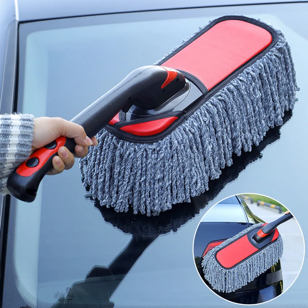 

Car Cleaning Tool Dust Remover Soft Non-Scratch Cleaning Brush For Car Home Dusting Car Duster Exterior With Extendable Handle