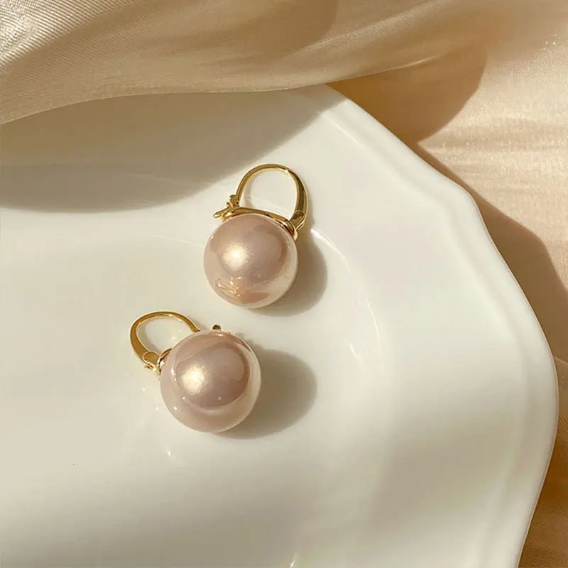 

HEYu Gold Colour Imitation Pearl Earrings for Women 2023 New Fashion Party Earring Korea Style Simple Jewelry Accessories