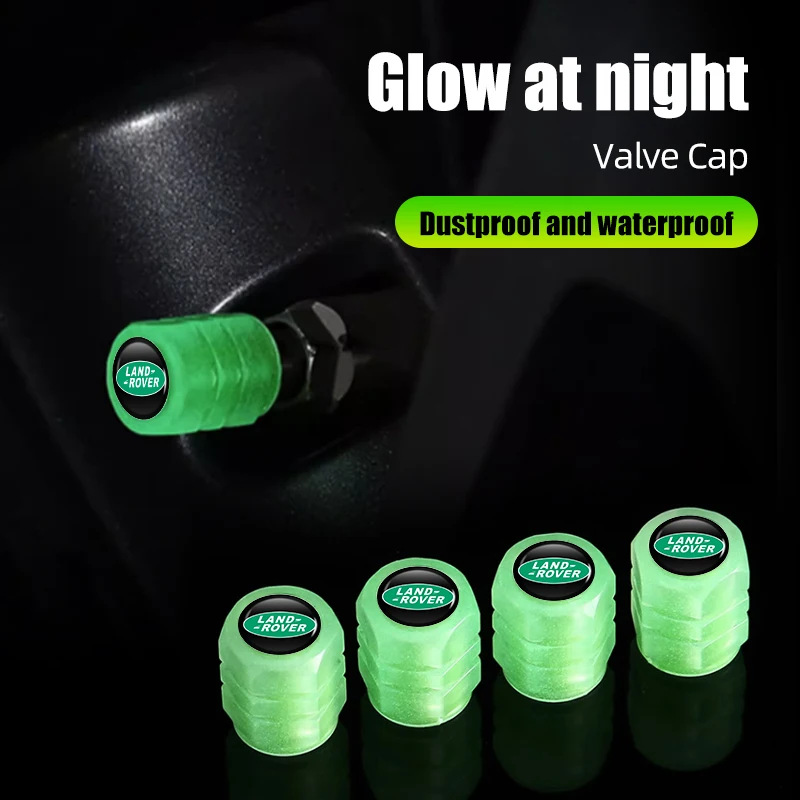 Автомобильные клапаны для шин светящиеся в темноте флуоресцентные колесные Land
