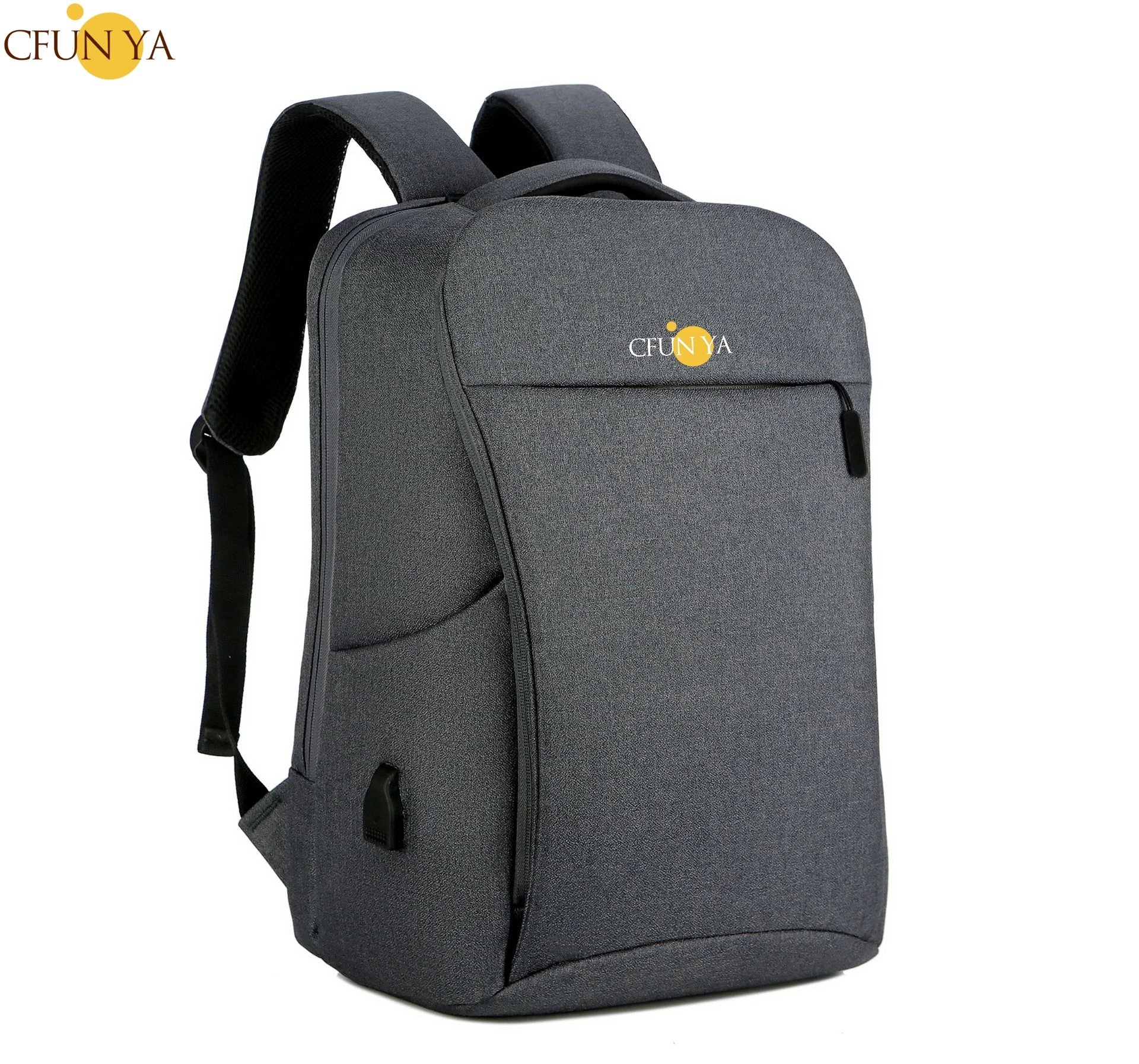 

Рюкзак CFUN YA для ноутбука 15,6 дюйма для мужчин и женщин, вместительный деловой дорожный ранец с защитой от кражи, водонепроницаемая школьная сумка
