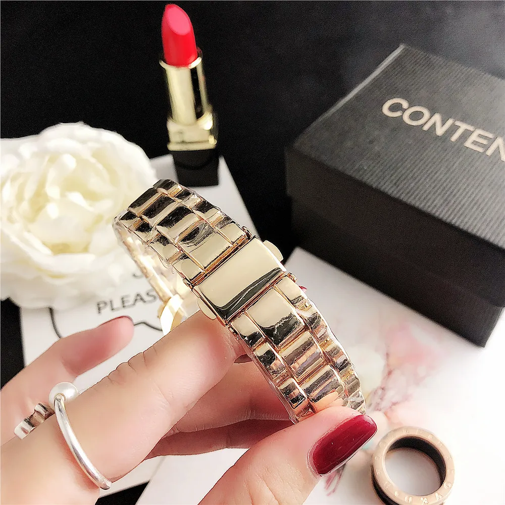 New Creative Watch Women Watches Luxury Rose Gold Quartz Ladies Watches Stainless Steel Bracelets Wristwatches Reloj Mujer2023