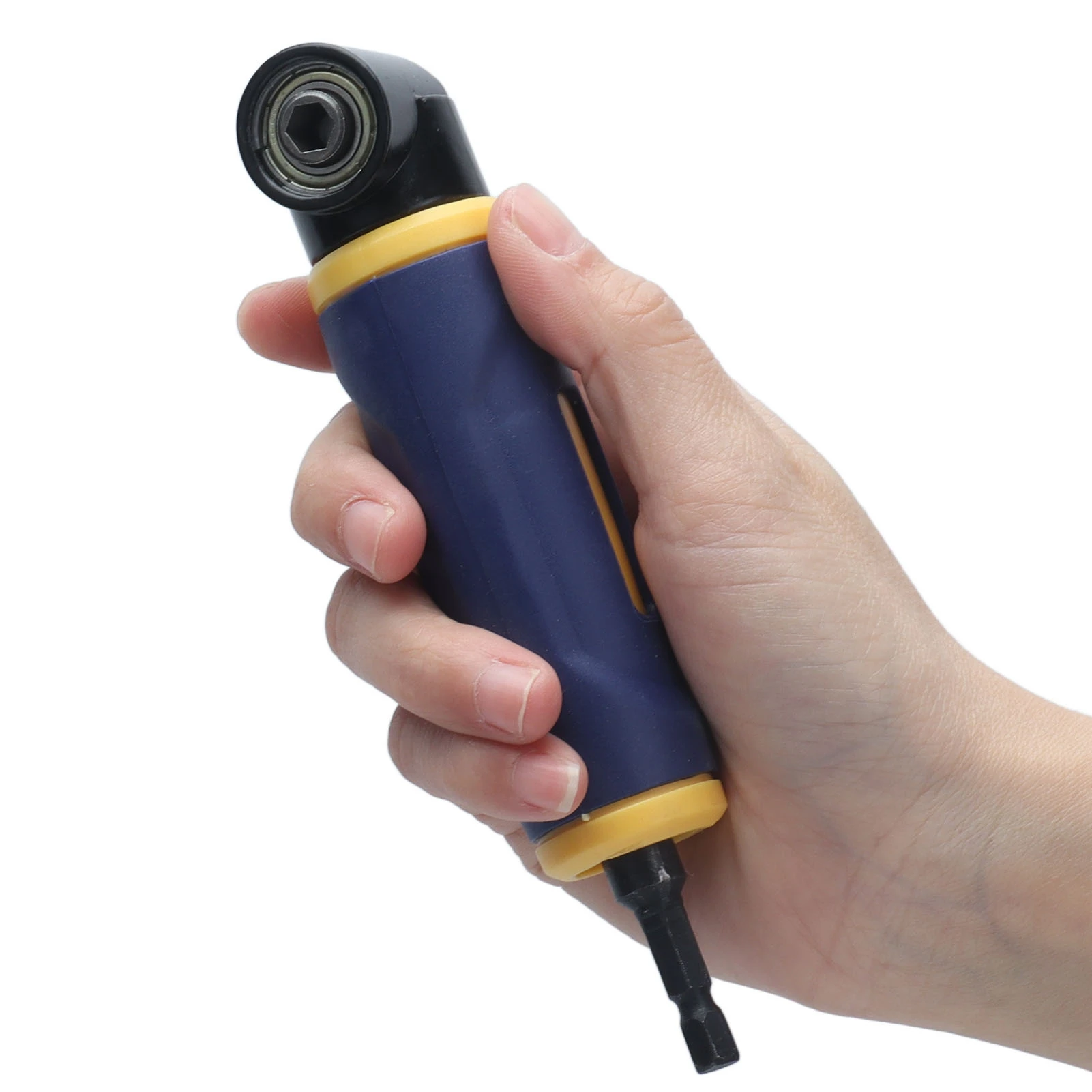 Удлинитель для дрели под углом 90 градусов, желто-синий | AliExpress