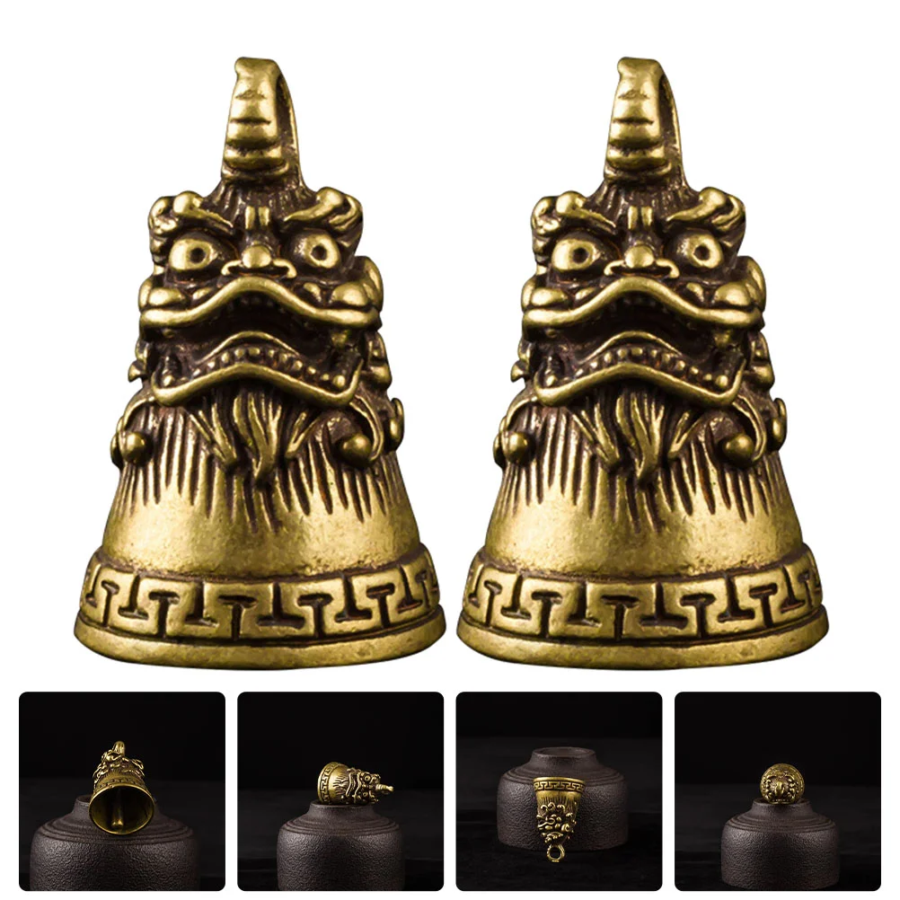

Bells Bell Brass Hanging Jingle Vintage Shui Pendant Feng Charm Indian Sleigh Copper Craftdecor Hand Retro Ship Making Dog