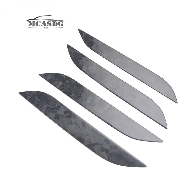 

Forged Carbon Fiber Door Handle Cover Panel Trim for Tesla Model S 2016-2018