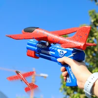 foam plane launcher epp bubble airplanes glider hand throw catapult plane toy for kids catapult guns aircraft shooting game toy