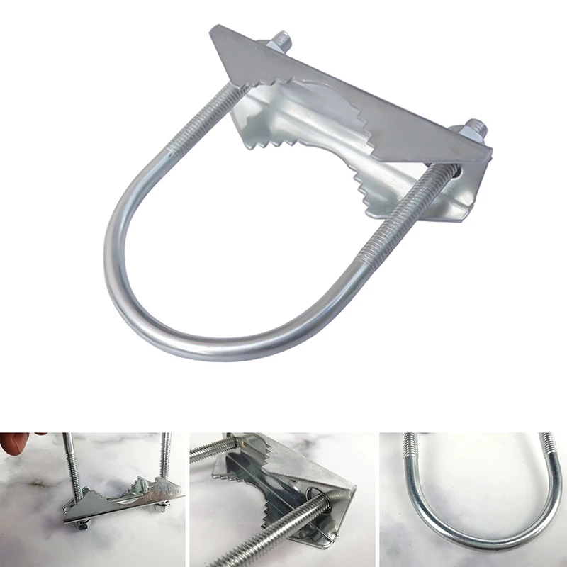 

Antenna Mast Clamp Bracket Antenna Mount Clamp U-Bolt For Helium Miner Antenna