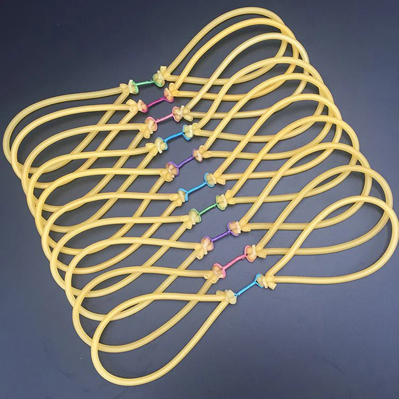 

10Pcs Outdoor Elastic Bungee Rubber Band For Fishing Shooting Slingshot Catapult Replacement Use On Fishing Harpoon