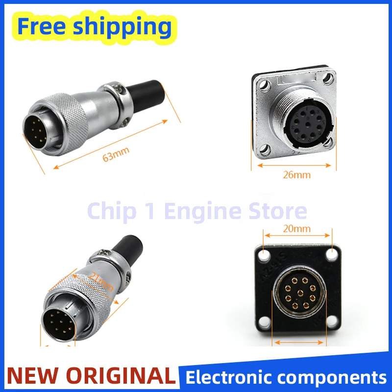 Бесплатная доставка для WEIPU WS16 металлический водонепроницаемый разъем папа и