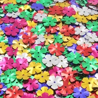 500pcs 13mm flower shape loose sequins for garment sewing paillettes glitter nail art decoration craft diy confetti accessories