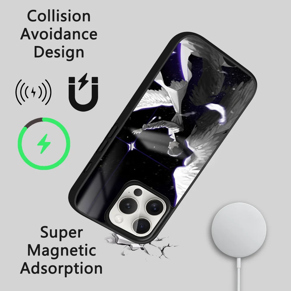 Чехол для телефона O-Omniscient Reader V-Viewpoint iPhone 16 15 14 13 12 11 Pro Max Plus Mini Magsafe Mirror беспроводной