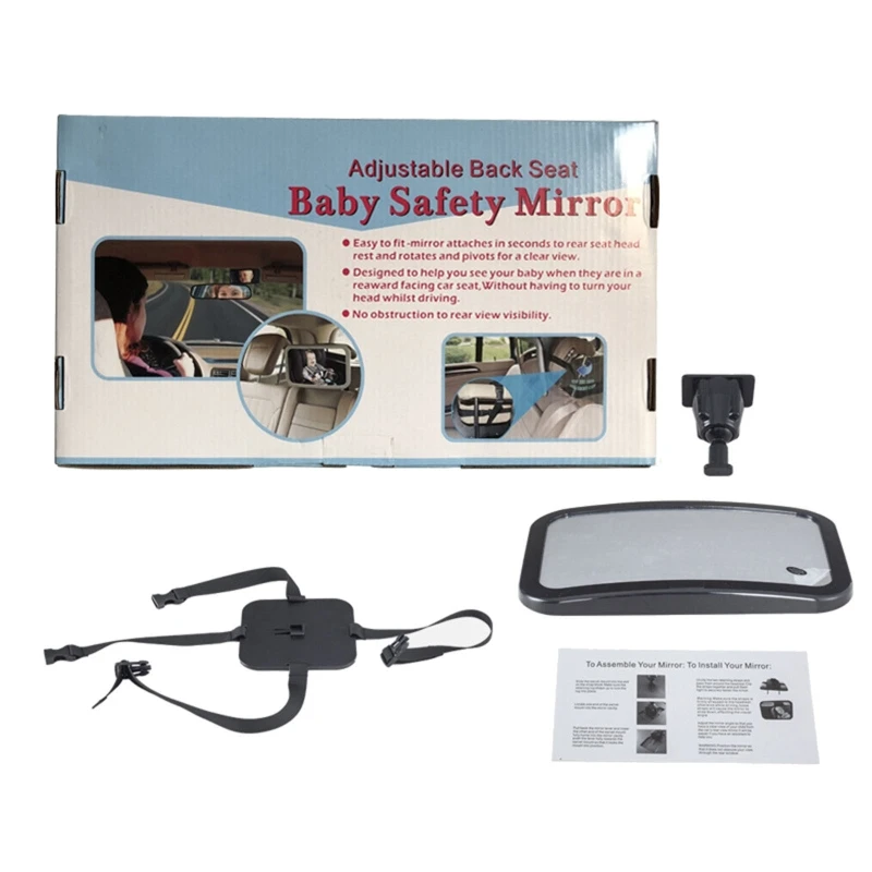 Backseat Mirror Baby Mirror for Car Rear View Mirror Car Seat Mirror Small for Infant Toddler with 360 Degree Adjustable