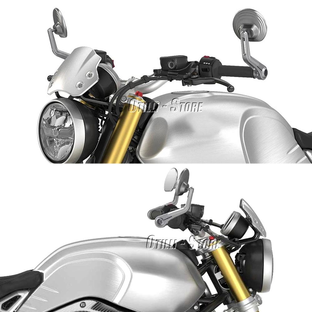 Зеркало заднего вида алюминиевое боковое рулевое для BMW RNINET Scrambler Rninet Pure R NINE T Urban