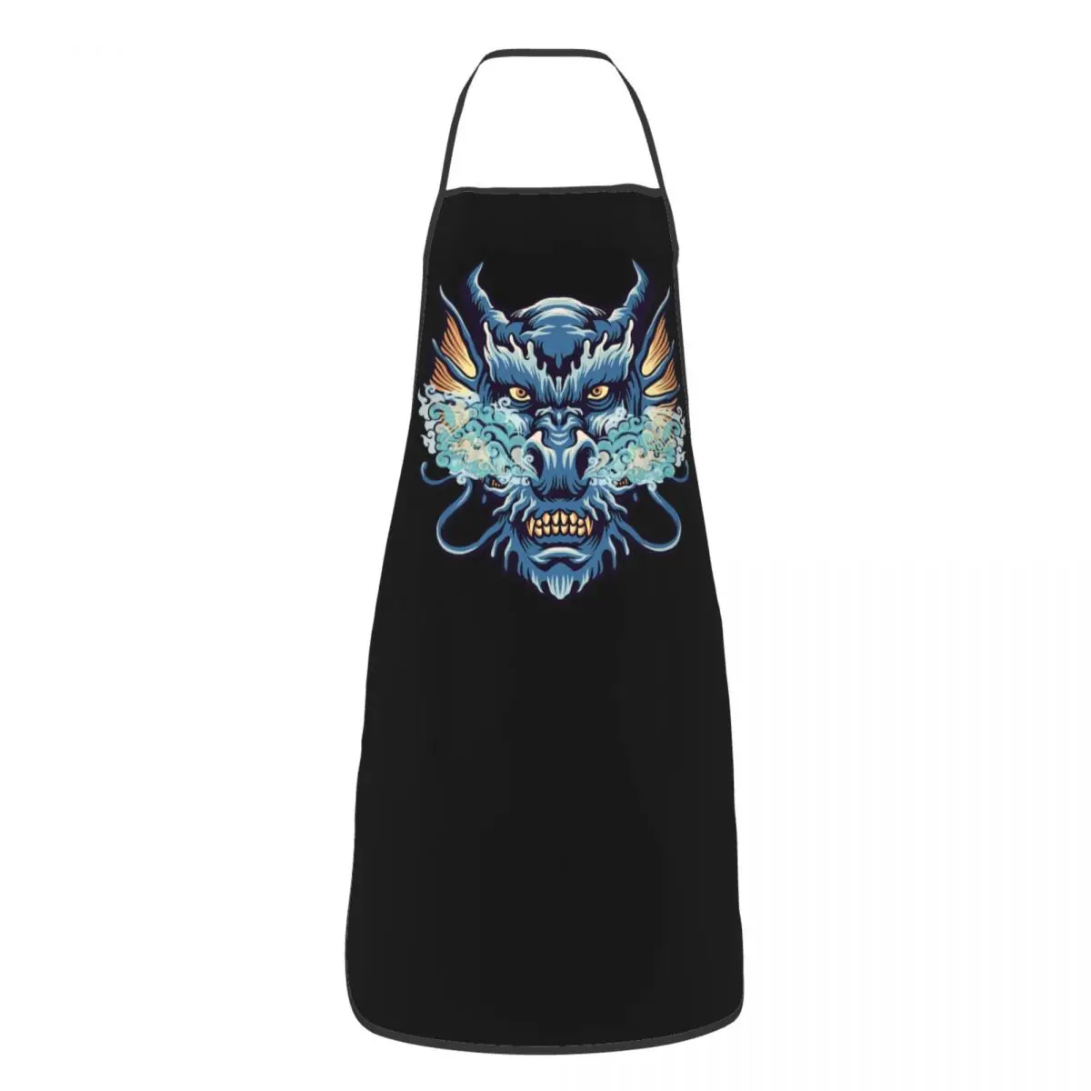 Фартуки китайские с голубым драконом для мужчин и женщин нагрудники мифологии