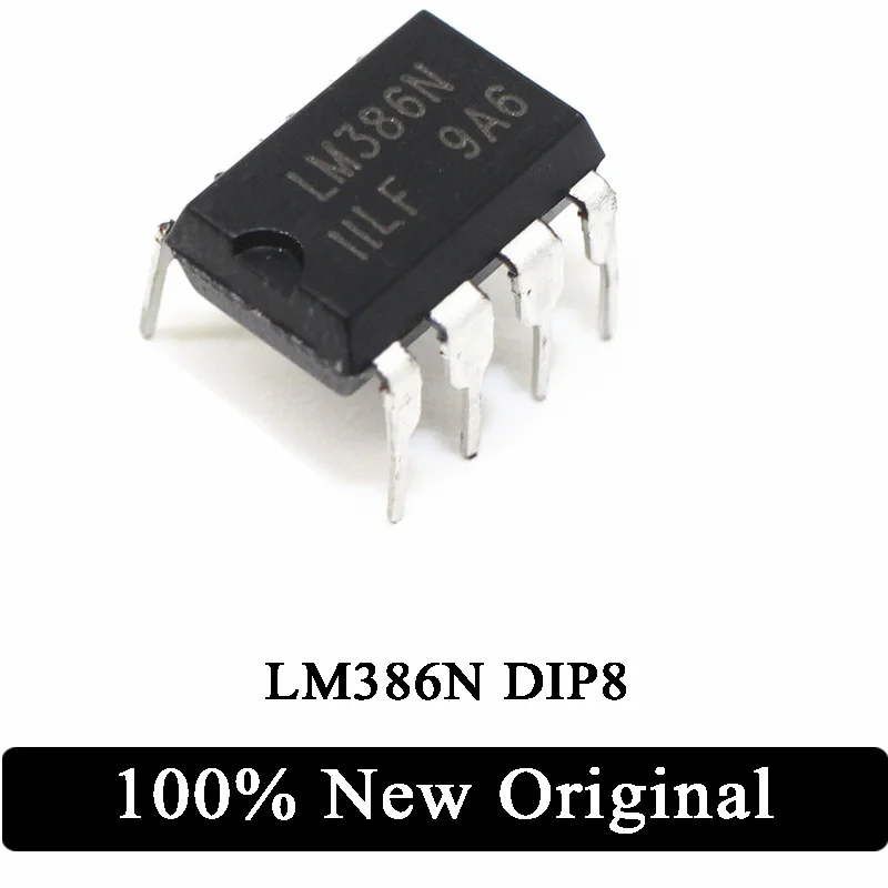 

50Pcs 100% New LM386 LM386N LM386M LM386L o Amplifiers LOW VLTG AUDIO PWR AMP IC DIP-8 IC Chip In Stock