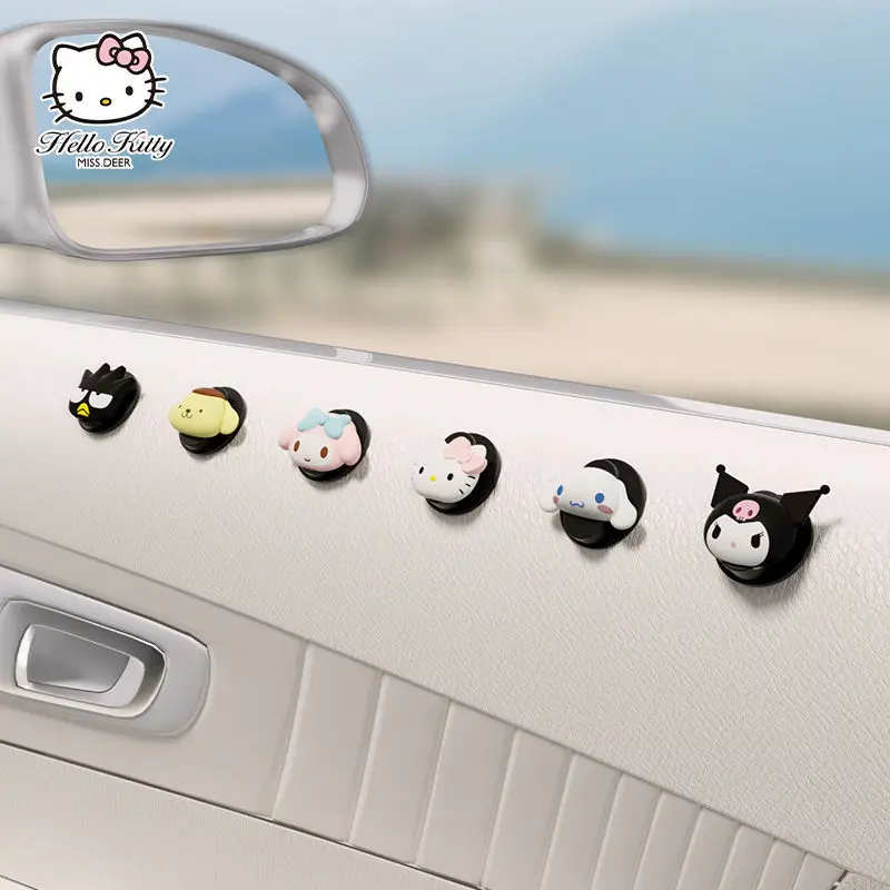 

Hello Kitty Car Decoration Hook Sanrio Car Backrest Hook Car Umbrella Storage Rear Seat Front Row Cute Hello Kitty Car Supplies