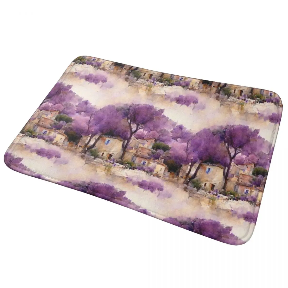 

Provence Watercolor Doormat Non-slip Super Absorbent Bath Mats Home Entrance Rugs Kitchen Bedroom Carpet Hallway Footpad