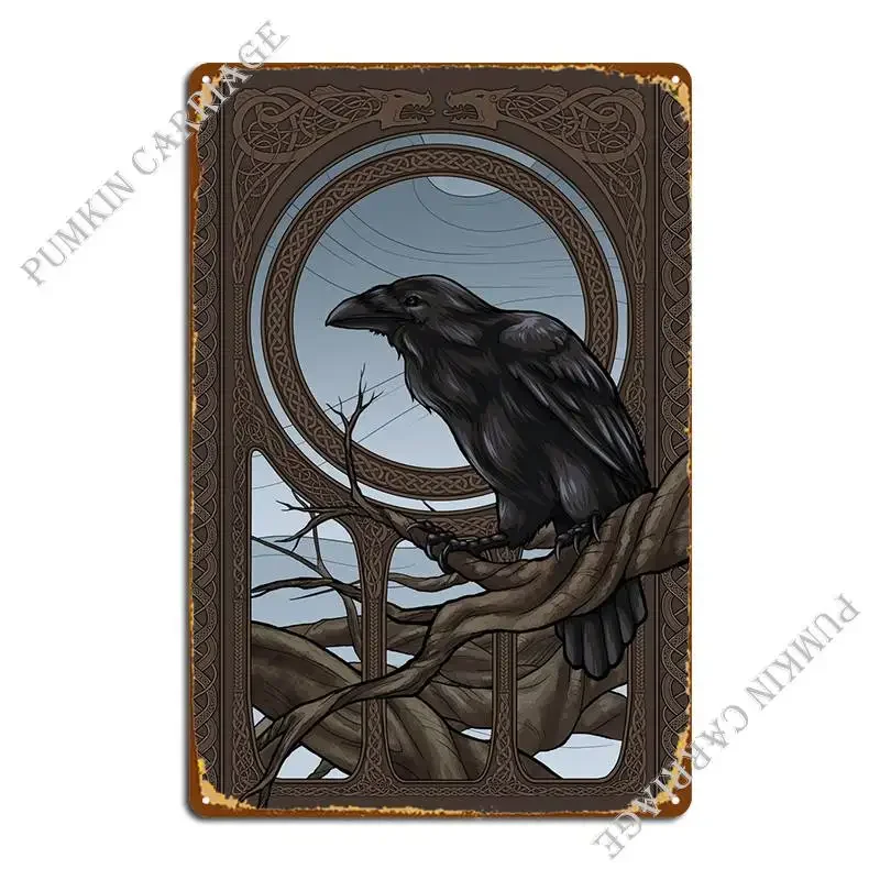 Металлическая табличка Munin