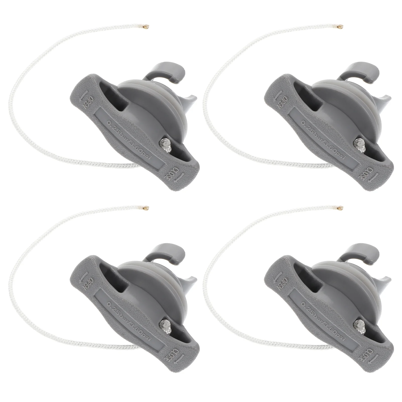 

4 Pcs Kayak Air Valve Cover Marine Accessories Boats Adapter Cap Paddle Board Pvc Plug