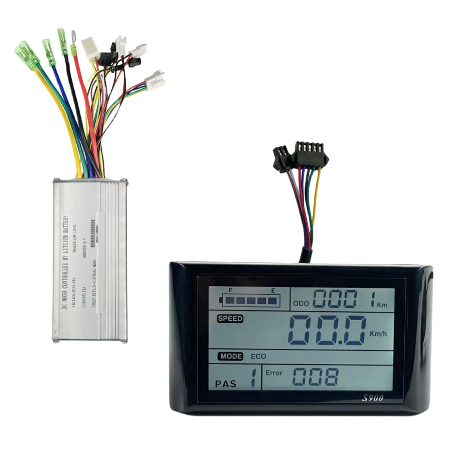 Electric Bike LCD Panel Waterproof 22A Brushless Controller for