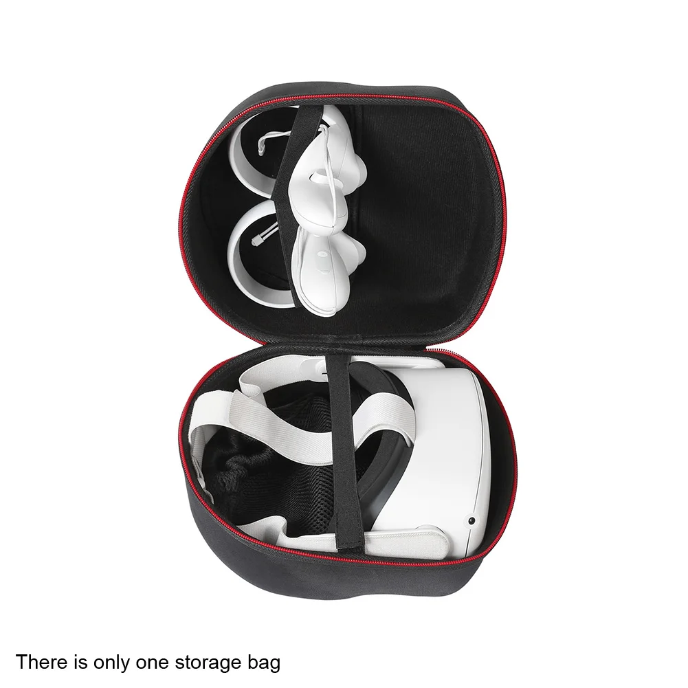 

Portable Hard Shell Shockproof With Handle Carrying Case EVA VR Headset Accessories Waterproof Gaming Zipper For Oculus Quest 2