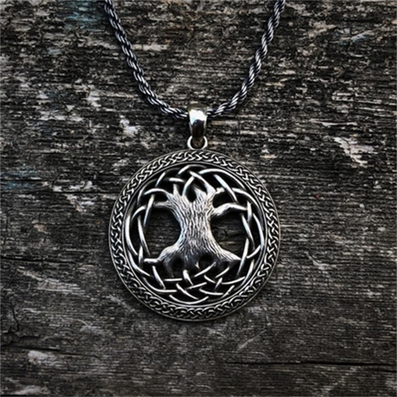 

Vintage Style Hollow Tree of Life Pendant Necklace Personality Creative Design Men's Women's Metal Necklace Gift Jewelry For Her
