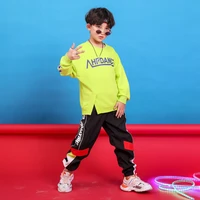 boys spring tracksuit long sleeve tops pants 2pcs children boy hip hop outfits teens streetwear costume sport clothes 6 8 10 12y