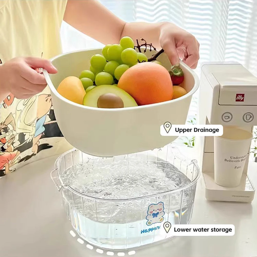 Сетчатый фильтр для кухонной раковины многофункциональная Складная двухслойная