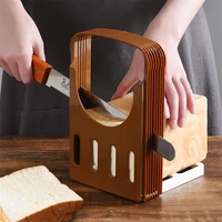 thickness adjustable bread cutter loaf toast slicer cutting slicing guide mould kitchen quick bread cutter slicer guiding tools