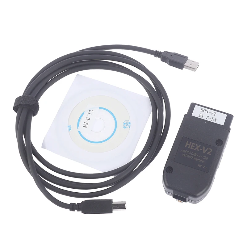 

New HEX V2 Obd2 Scanner VAGCOM 21.3.0 VAG COM 20.12 Seat ATMEGA162+16V8+FT232RQ
