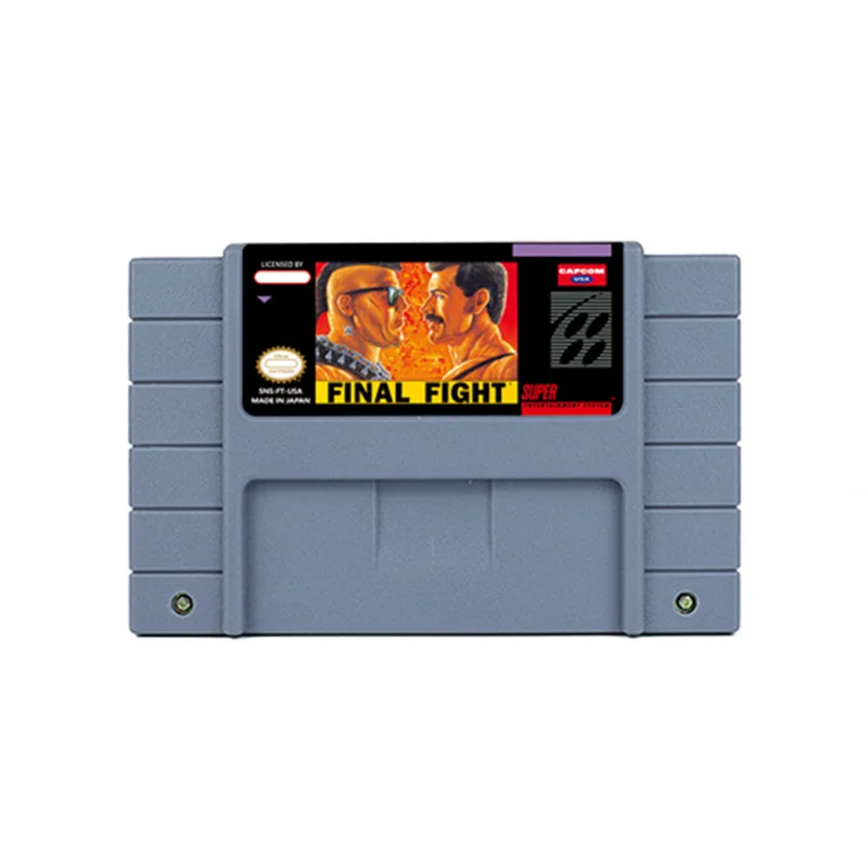 

Final Fight 1 2 3 Action Game for SNES 16 BitRetro Cart Children Gift