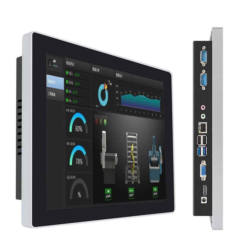 

Новинка 2019, 12-дюймовый панельный ПК без вентилятора, сенсорный ПК, Встроенный промышленный компьютер, сенсорный экран android