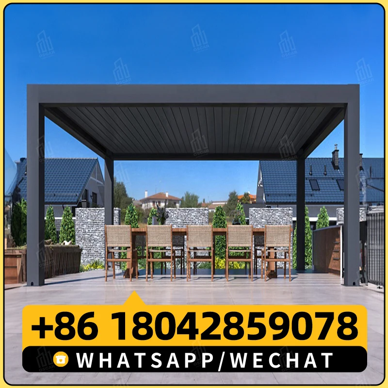 AlunoTec чехол для патио навес водостойкий биоклиматический солнцезащитный козырек