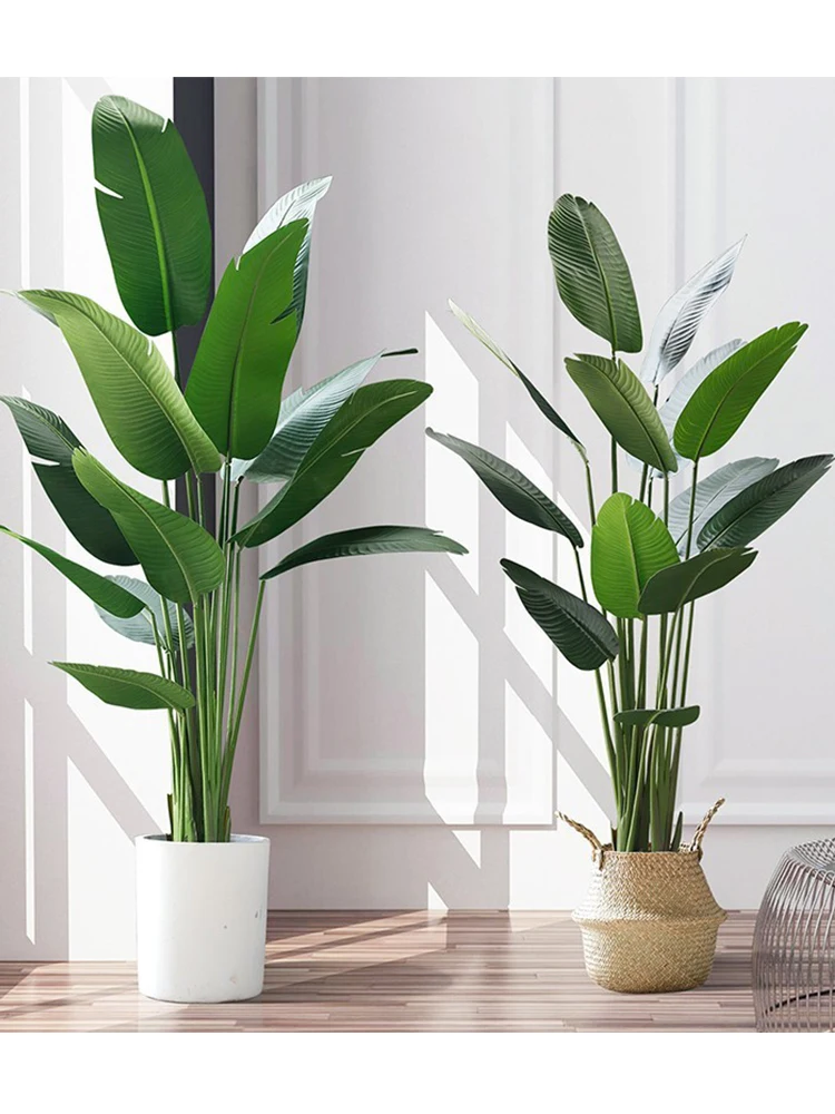 Большой искусственный бонсай искусственное дерево тропические горшечные