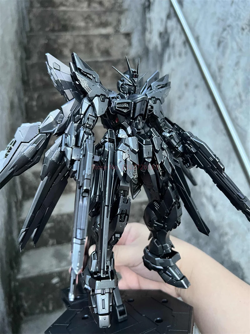 Фото Xunxin Ko Mgex 1/100 Strike Freedom Midnight Black Фигурка Pianxin Mgex Модель Комплект Сборка Детские Игрушки Подарки На День Рождения №5