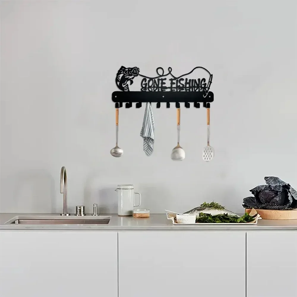 Hello Young Милая вешалка для хранения ключей с рыбками Крючки пальто Стабильный