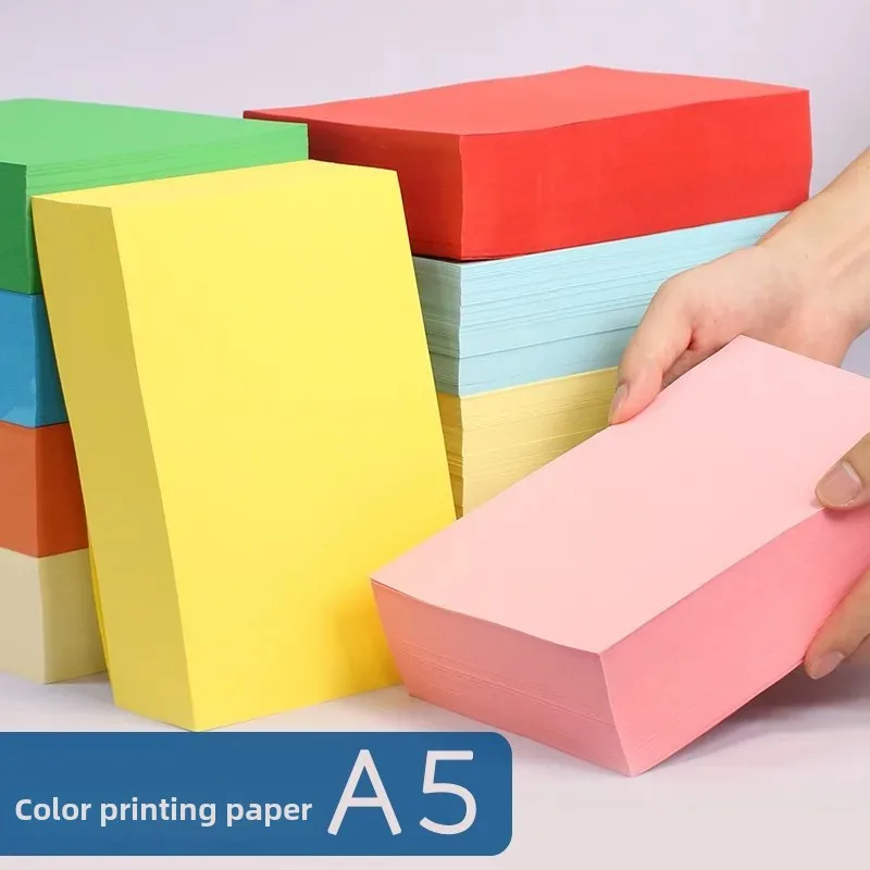 Цветная копировальная бумага A5 Специальная цена для печати 70 г 80 Печать A4