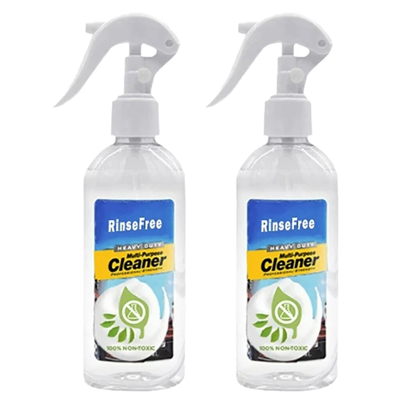 

2X All-Purpose Rinse-Free Cleaning Spray Wash Kitchen Multi-Purpose Bubble Cleaner
