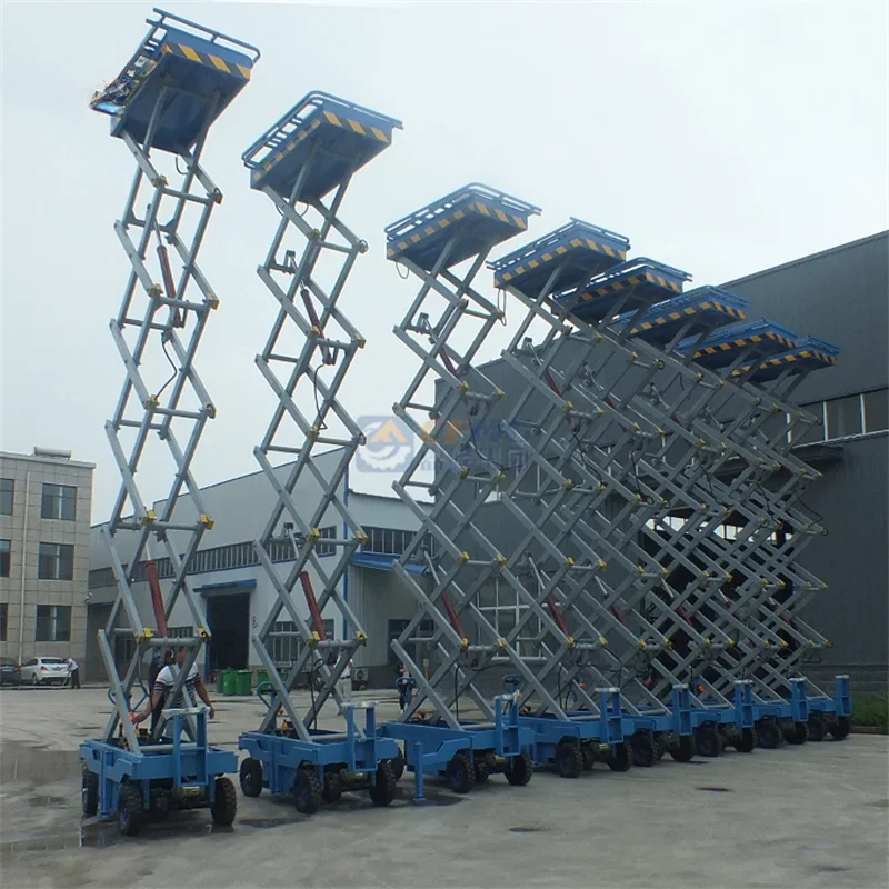 Гидравлический подъемник YG электрические леса мобильная аккумуляторная рабочая