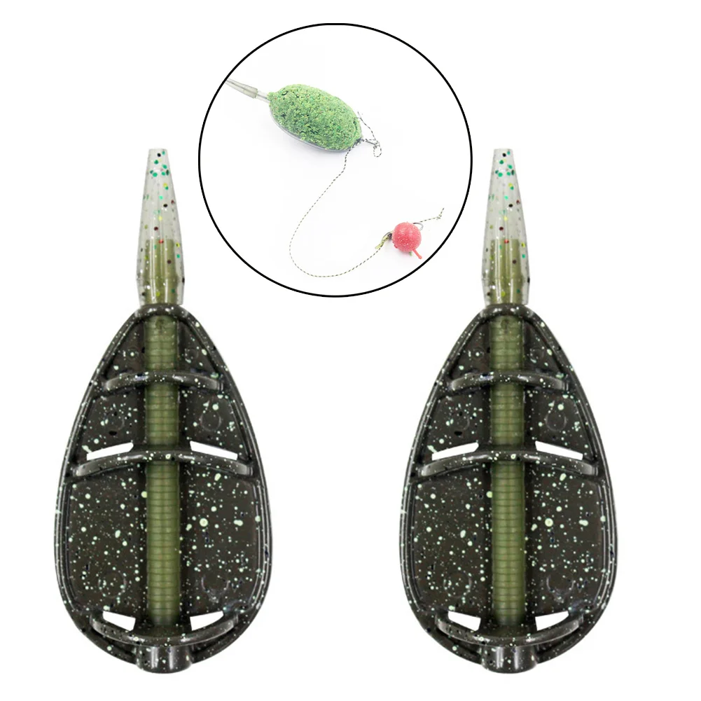 

1pc Inline Method Carp Fishing Feeder 3 Kinds Feeders Zinc Alloy 25/35/45g Mould Fishing Tackle Accessories