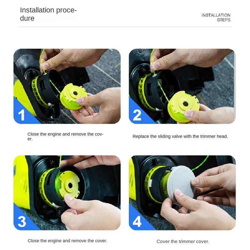 4 упаковки аксессуаров для косилки Ryobi RYOBI крышка газонокосилки AC80RL3/AC14HCA