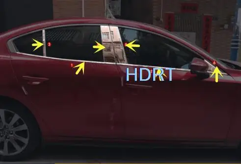 Отделка окон из нержавеющей стали отделка столба автомобильного детектора для