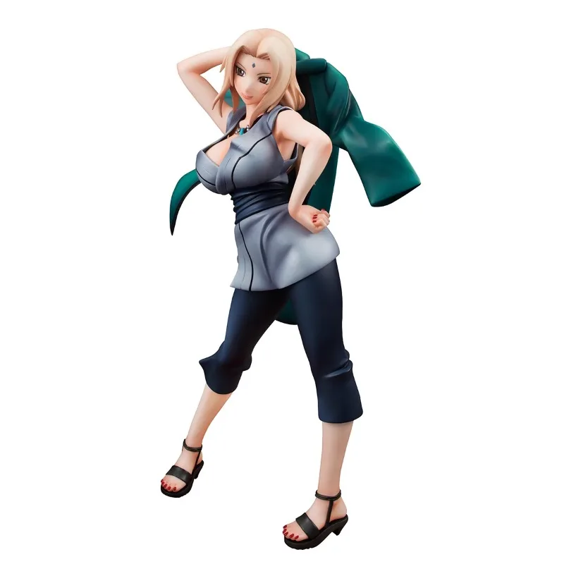 Оригинальная серия MegaHouse GALS Наруто: Shippuden Tsunade аниме-фигурка настольные украшения