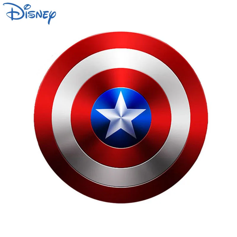 

48cm Disney Marvel Captain America Shield Full Metal Vibration Shield Paint Avengers Large Handheld Shield Toys 1:1Children Gift