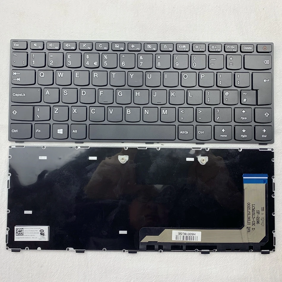 UK Laptop Keyboard FOR Lenovo Ideadpad 110-14 110-14AST 110-14ISK E42-80 V510-14ISK V310-14ISK 5N20L25790 UK Layout