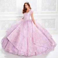ligh purple sweetheart ball gown quinceanera dresses sweet 16 sexy off shoulder applique lace birthday princess party gowns