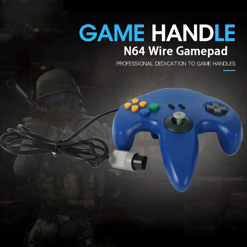 

Vogek проводной игровой контроллер, джойстик для Nintendo 64, классический геймпад, геймпад, контроллер, проводное управление, ручка управления, иг...