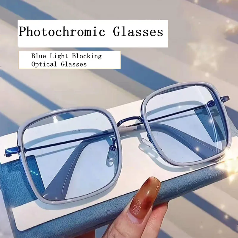 Солнцезащитные фотохромные очки для близорукости мужчин и женщин мужские