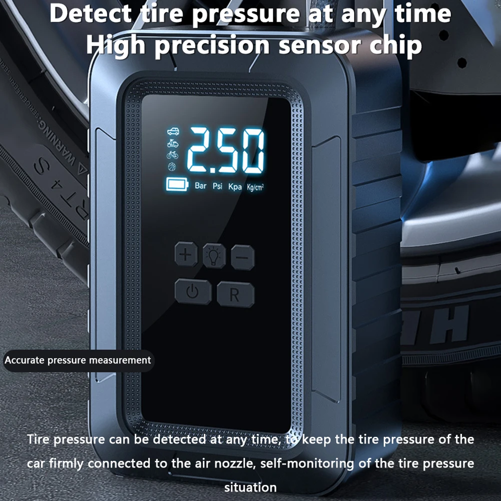 150PSI автомобильный насос для накачивания шин беспроводной портативный