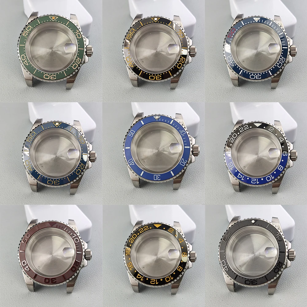 Мужские часы с керамическим циферблатом нержавеющая сталь сапфировое стекло 40