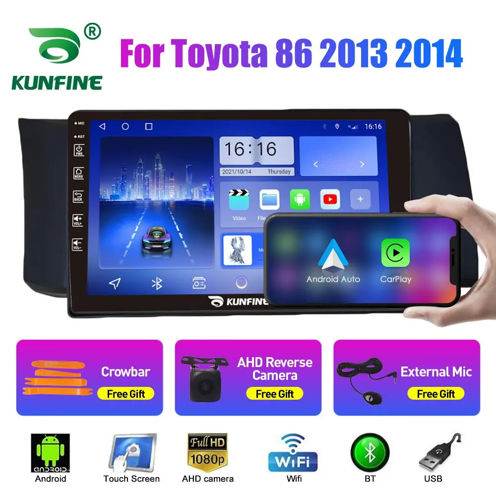 

Car Stereo For Toyota 86 2013-2014 Android 10.0 Octa Core Car DVD GPS Navigation Player Deckless Radio Headunit